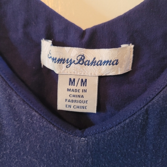 Tommy Bahama Womens Blue Maxi Hawaiian Floral Dress - Medium - Picture 2 of 4